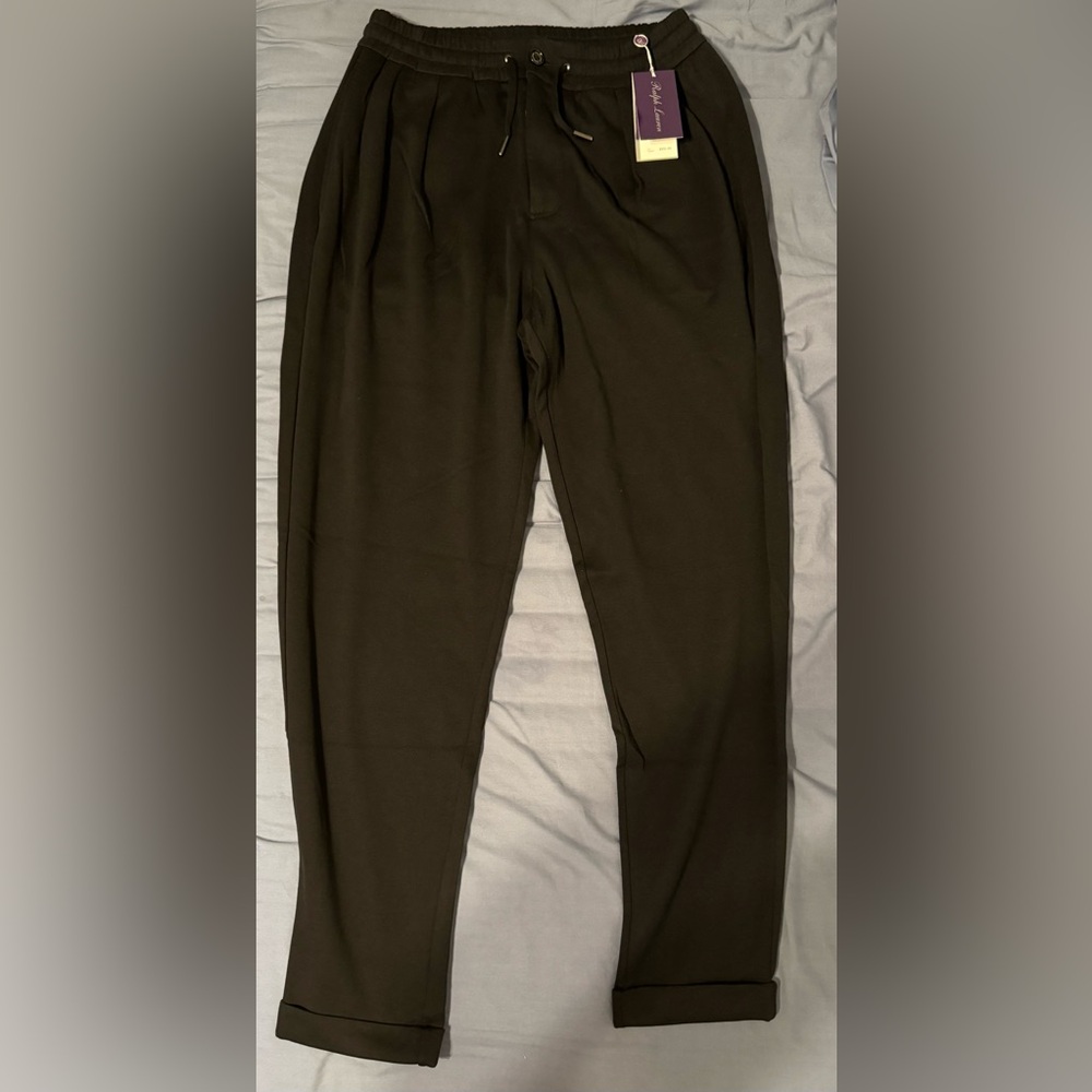 Ralph Lauren Purple Label Pleated Joggers